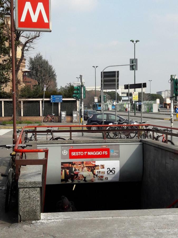 Grazioso Bilocale A 100 Mt Dalla Metropolitana Sesto San Giovanni Buitenkant foto